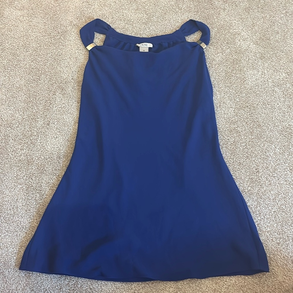 Cobalt Blue Cache Sleeveless Blouse